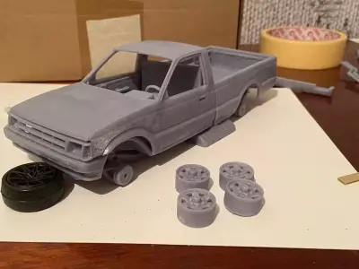 MAZDA B2000 1986 3D print model