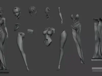 St Louis Luxury - Azur Lane 3D print model