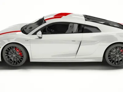 Audi R8 Coupe 2018 Model 3D model