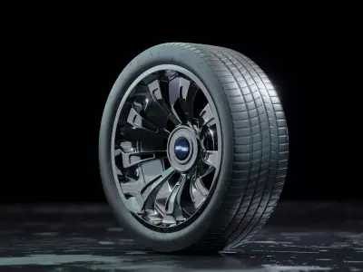 RIM AND TIRE premium Finished 3D model