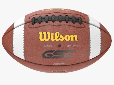 American Football ball 3D model
