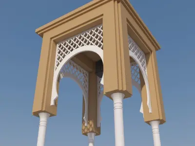 Traditional Moroccan Door  3D model