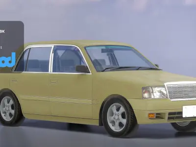 Vintage car 3D model by aaanimod
