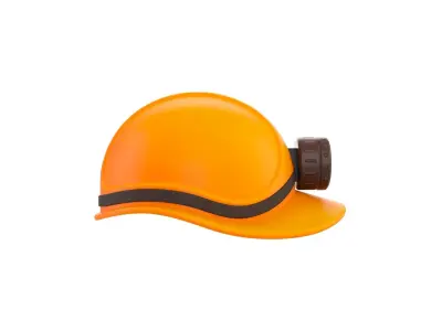 Miner Helmet 3D model