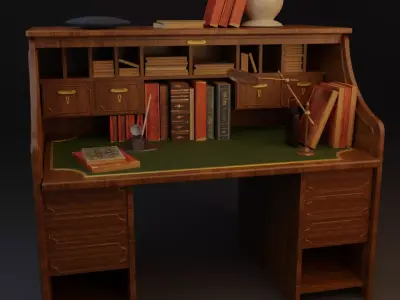 old interior 3D model