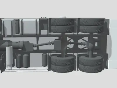 VOLVO GARBAGE 3D model 3D model