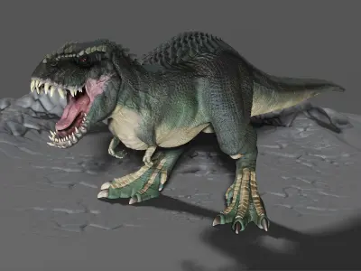 V Rex Sculpt Projects 3D model