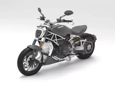 Motorcycle Ducati XDiavel S 2016 3D Model 3D model