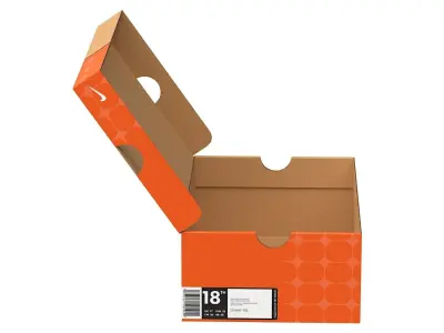 Nike Shoe Box PBR 05 Low-poly 3D model