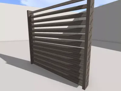 Louvers Free low-poly 3D model