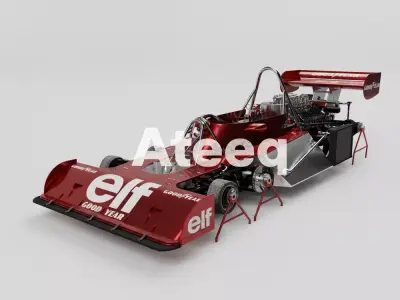 Tyrrell P34 Stand 3D Model for 3D Printing and Visualization 3D model