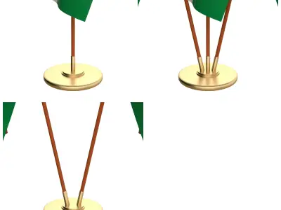 Hungary Flag Pack 3D model