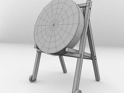 Archery Target 3D model