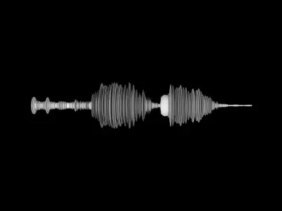 Stylized Waveform - Fresh 3D model
