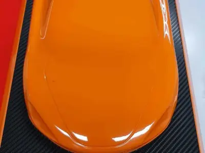 Mclaren Print 3D carbon fiber car - orange 3D print model