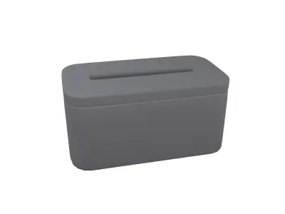 Tissue Box v1 003 Low-poly 3D model