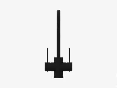 Sink Tap Set - Luxury - Sleek - 220 Low-poly 3D model