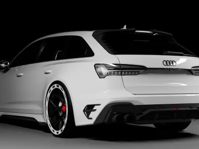 Audi RS6 ABT 1of 125 2023 3D model