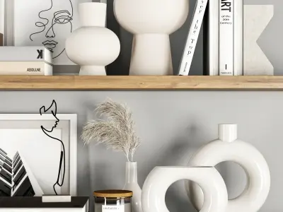 decorative set Vol010 3D model
