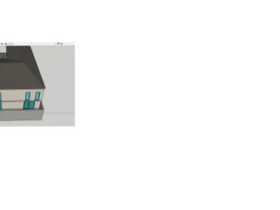 3D model of a house with a modern design 3D model