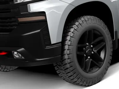 Chevrolet Silverado z71 2019 3D model