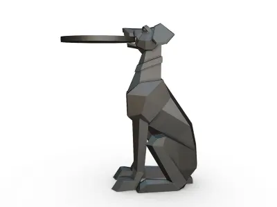 doberman table  3D print model