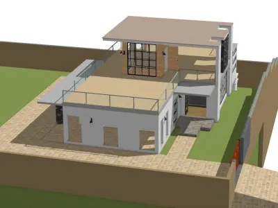 The Hillside Executive Bachelor Pad 3D model