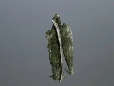 Angel Statue 2 Low-poly 3D model