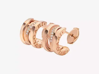 BULGARI - B ZERO 1 - EARRINGS 3D print model