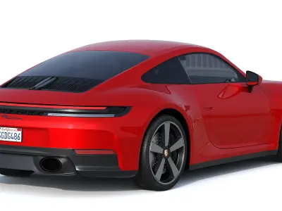 Porsche 911 Carrera 2025 3D model