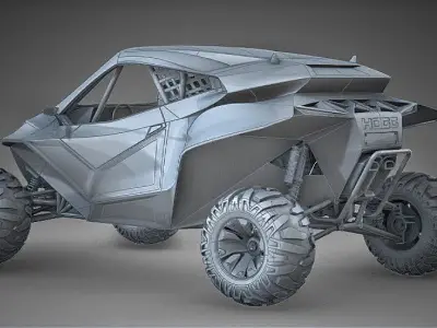 UTV CONCEPT Low-poly 3D model