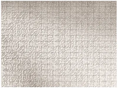 Decorative concrete tiles Castelatto Tribu 3D model