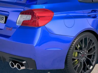 Subaru WRX STI s209 2019 3D model