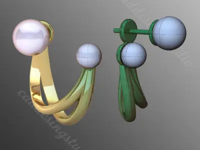 Earrings od105 3D print model