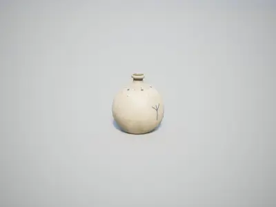 Medieval Vases Low-poly 3D model