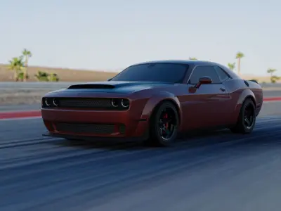 Dodge Challenger SRT Demon 3D model