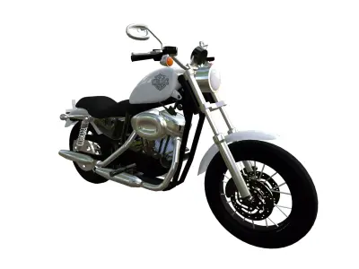 Harley Davidson Xlh 53c REMAKE 3D model