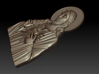 Sacred Heart of Jesus 2 3D print model