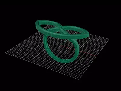 Minimal Abstract Ring 46 3D print model