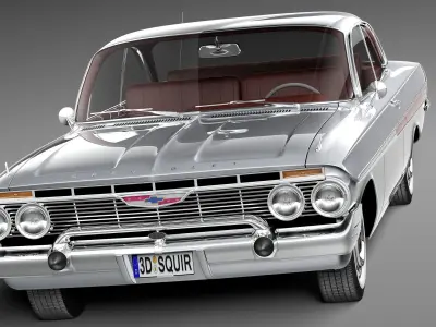 Chevrolet Impala Coupe 1961 3D model