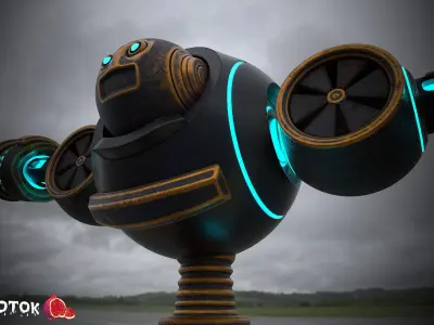 MechRobot robot Free 3D model