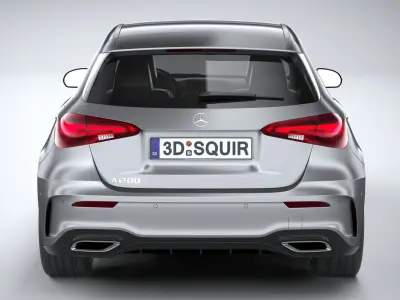 Mercedes-Benz A-Class AMG 2023 3D model