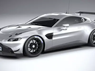Aston Martin Vantage GT8R 2021 3D model