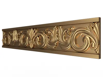 Ornament Element Molding 033 Low-poly 3D model