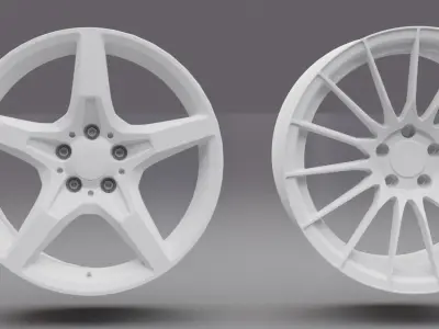 Rim pack Low-poly 3D model