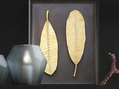Large luxury decor set 3D model