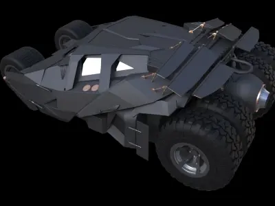 Batman Tumbler Batmobile 3D model