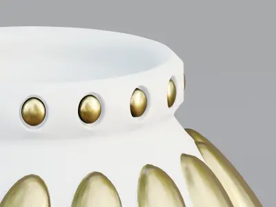 Vase21 gold vase 3D model
