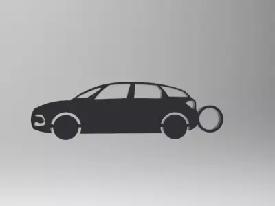 car model keychain 3D print model
