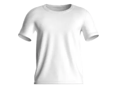 Male tshirt Free 3D model